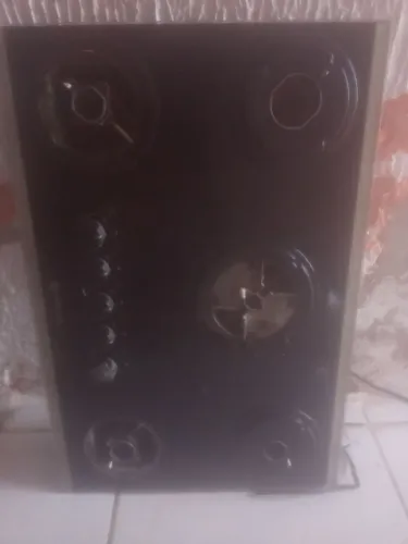 fogão com tampo de vidro faltando as bocas 50 reais pra hj