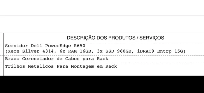 Servidor Dell PowerEdge R650 (Xeon 4314, 6x RAM 16GB, 3x SSD 960GB, iDRAC9 Entrp 15G)