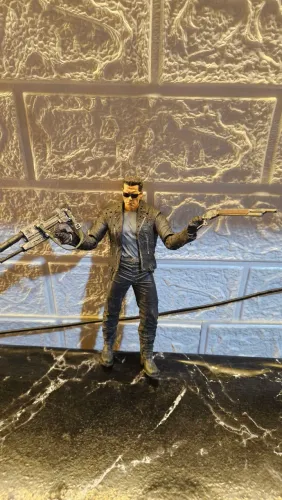 Action figure T-800 Exterminador do futuro articulado original neca