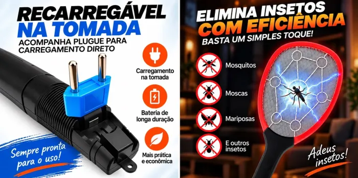 Raquete elétrica