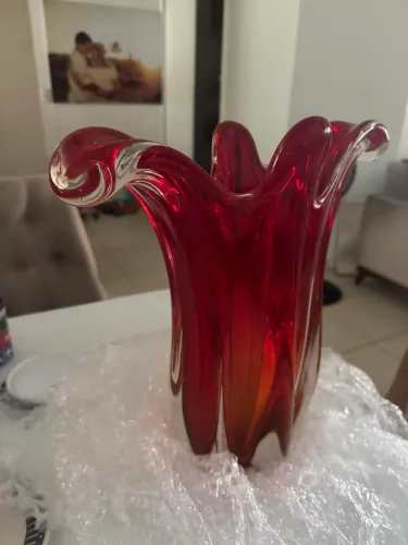 Vaso de Cristal Murano