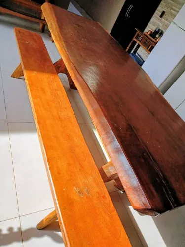 Mesa rústica madeira