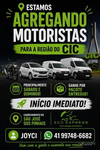 Agregamos veículos para entregas