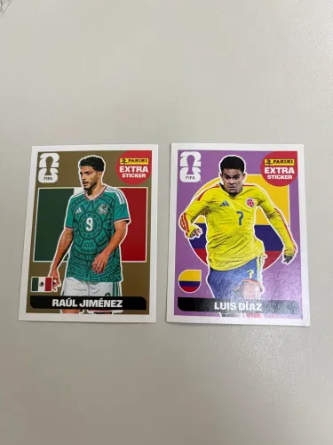 Figurinhas Legends, Jiménez Dourado e Diaz regular