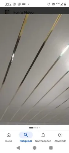 Rebaixamento de teto com PVC ou drywal Ac cartão 