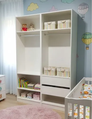 Closet com 2 torres em mdf
