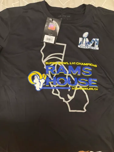 Camiseta Los Angeles Rams Superbowl NIKE dry fit Tamanho L