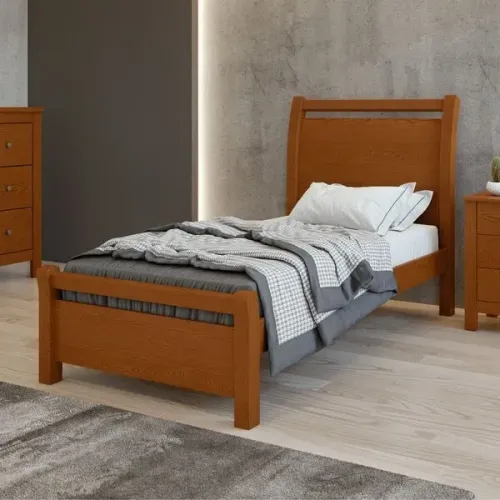 Cama Solteiro Reali Acabamento Sofisticado