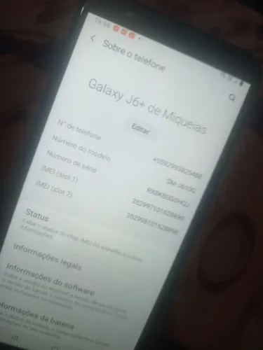 Celular j6+ 32 giga tudo ok