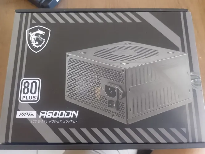 Fonte MSI MAG A600DN 600W 80 Plus - Excelente Estado
