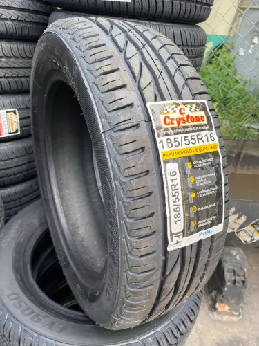 Pneu Crystone 185/55/16 (borracha vipal)