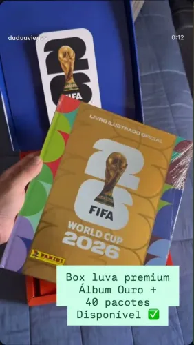 Album capa Ouro mais 20 figurinhas avulsas não repetidas