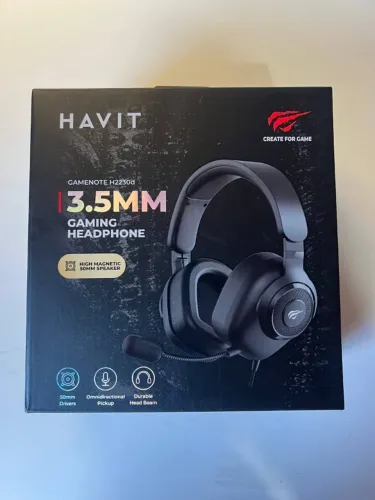 Fone Headset Gamer HAVIT [Lacrado] / Som muito bom / Microfone removivel