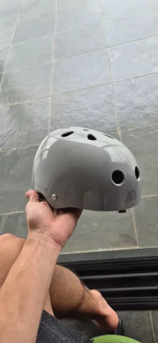 Capacete Cinza ARSROOKIE tamanho (S) 
