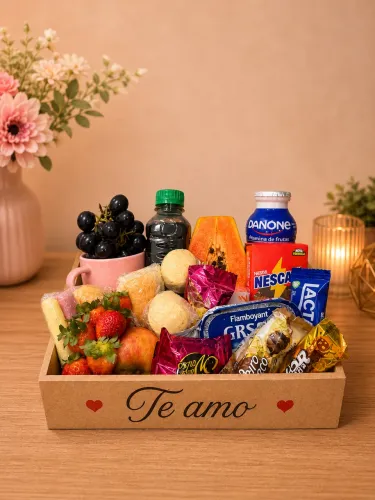 Cesta de café da manhã 