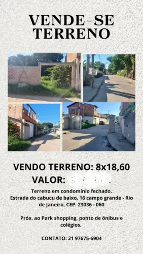 Vendo terreno em condomínio fechado