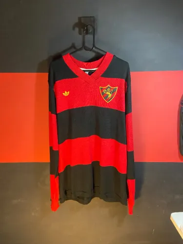 Camisa Retrô Sport Recife anos 80 Manga longa G