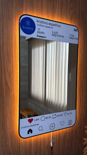 Espelho instagramável