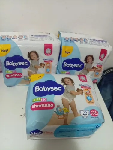 Fralda BabySec SHORTINHO - XXG