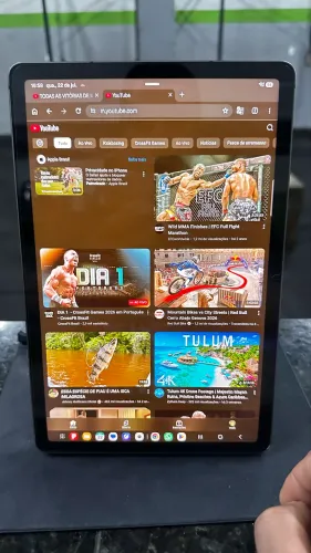 Samsung Galaxy Tab S9 FE 5G 128GB + S Pen + Nota Fiscal - Estado de Novo