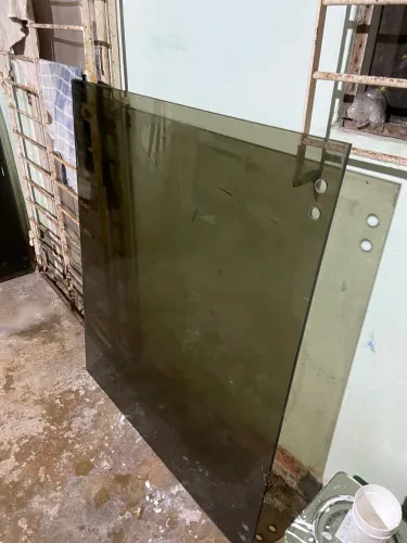 Tampo de Vidro Fumê/Bronze Temperado - 117 x 96 cm 