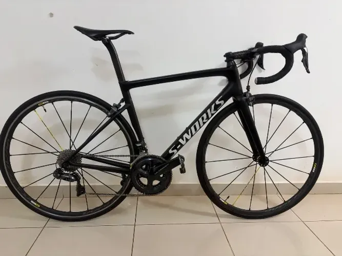 Bicicleta Speed S-works Tarmac 54 Ultegra di2 rodas Mavic Carbono 5,9kg
