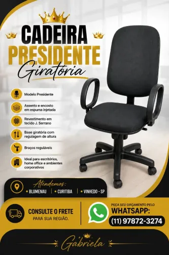 CADEIRA PRESIDENTE
