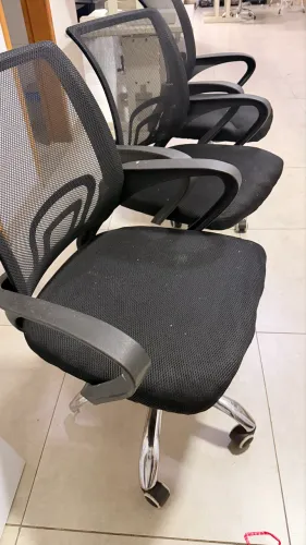 Cadeira de escritório 3 unidades