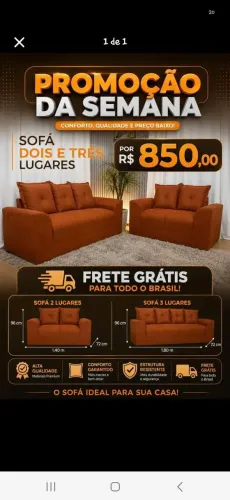 SOFÁ CONJUNTO EM PROMOÇÃO
