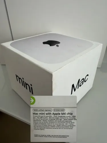Mac Mini M4 de 512GB . LACRADO NA CAIXA.