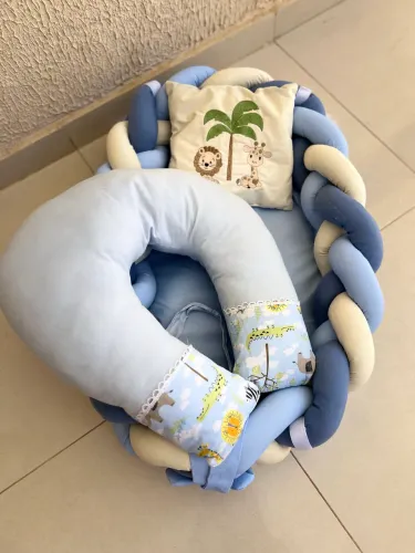 Kit Ninho Redutor Safari + Almofada de Amamentação + Mosquiteiro ?
