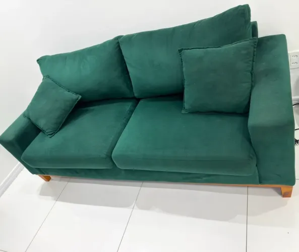 Sofá verde