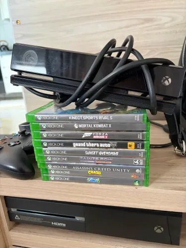 XBOX ONE COM KINECT E JOGOS