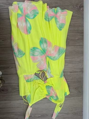 Vestido farm neon amarelo