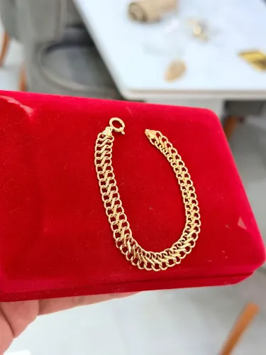 Pulseira de ouro 18k 4.8g Lacraia | Aparenta ter mais | qualidade