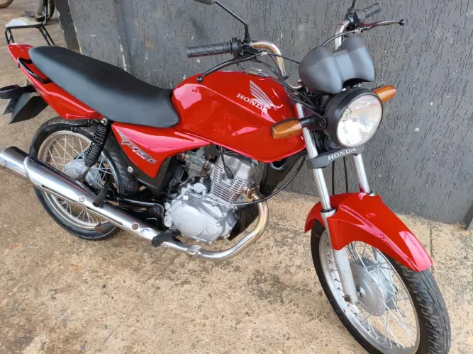 Titan 150 2005 partida elétrica 