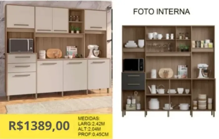 KIT DE COZINHA A PRONTA-ENTREGA