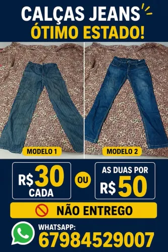 Calça masculina 