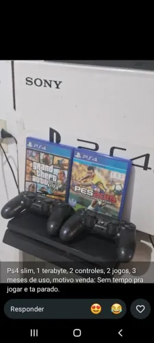 Vendo ps4 top novo