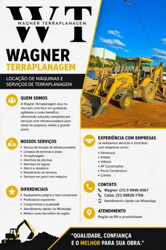 Locação de máquina e terraplanagem