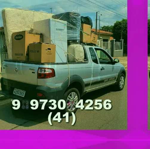 Frete~[\*cargas e mudanças rápidas em carro aberto, toda a região