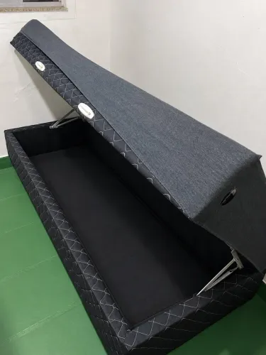 Cama baú solteiro 