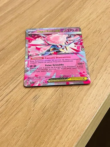 CARTAS Pokémom RD #041/094 Fogo Fantasmagórico (2025) Mega Diancie ex