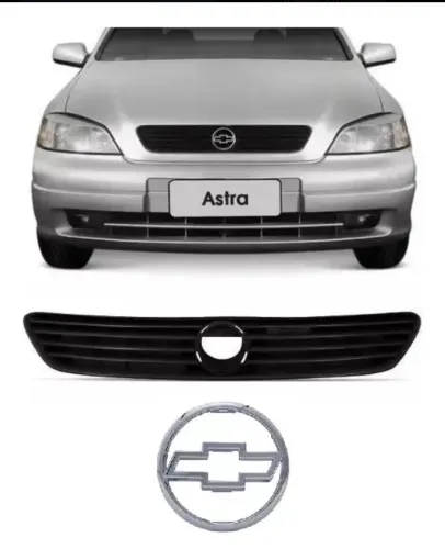 Grade Astra 1998 1999 2000 2001 2002 Preta Com Emblema