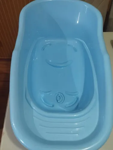 Banheira bebê azul