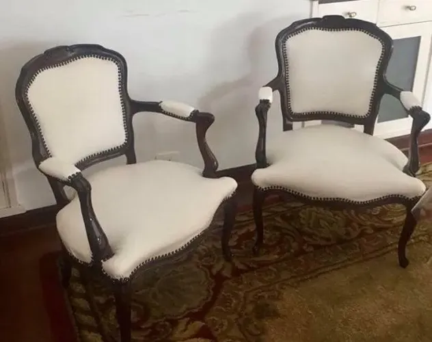 par de cadeiras luiz XV