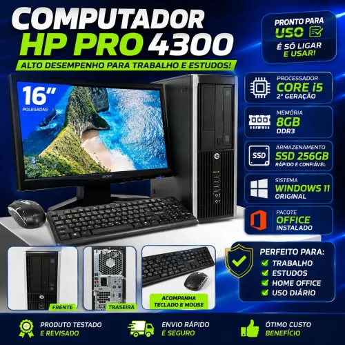 EXCELENTE COMPUTADOR TRABALHO E ESTUDO
