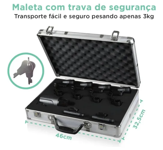 Kit de microfone de bateria Vedoo