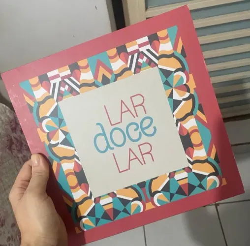 Quadro decorativo "Lar doce lar"