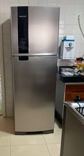 Geladeira Brastemp Frost Free 385 Litros Duplex cor Inox - 1 anode uso